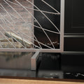 Jandra Decorative Fireplace Screen Silver Iron