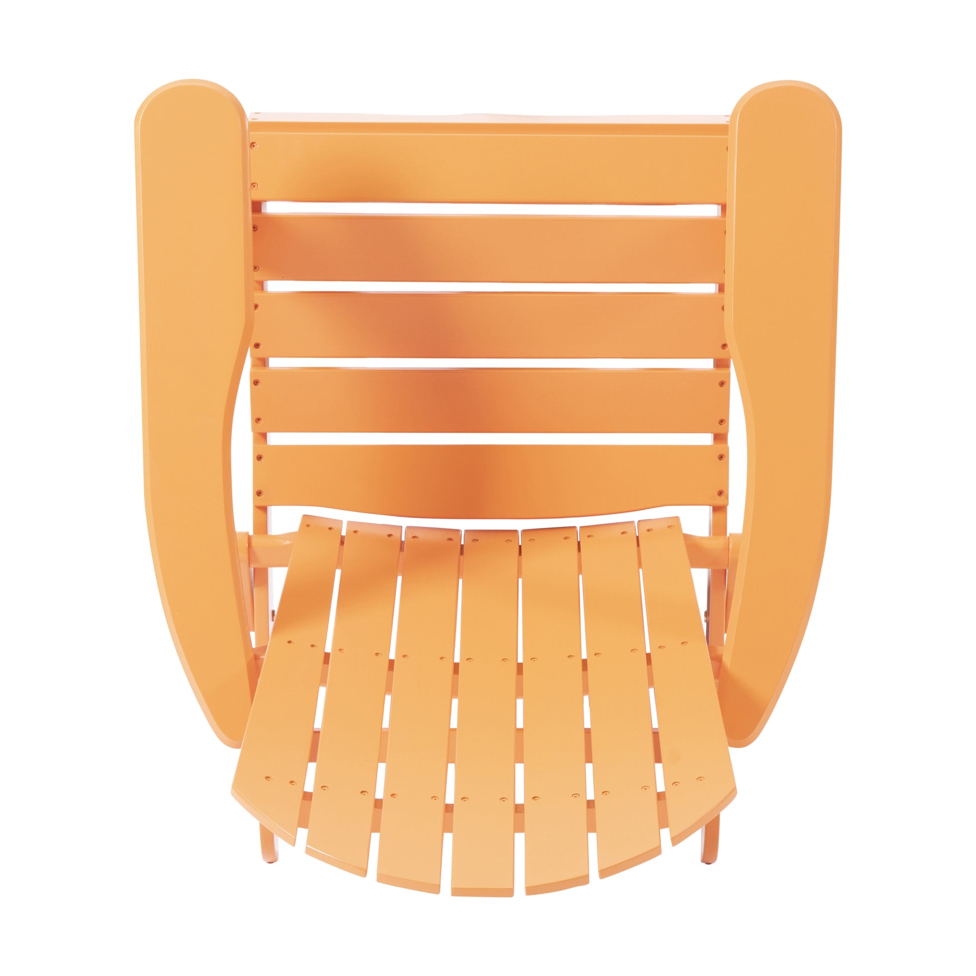 Malibu Adirondack Chair Tangerine Acacia Wood