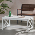 Coffee Table White Wood