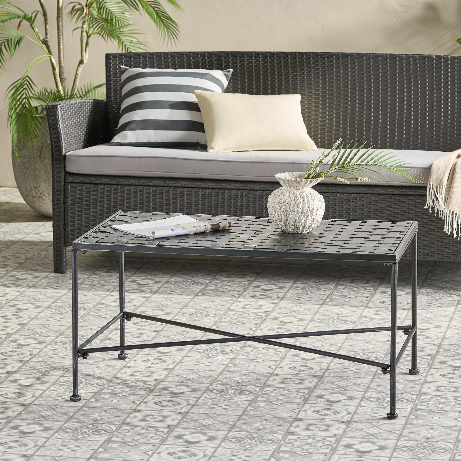 Luna Coffee Table Black Iron