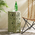 Eliana 14 Side Table - Green Iron