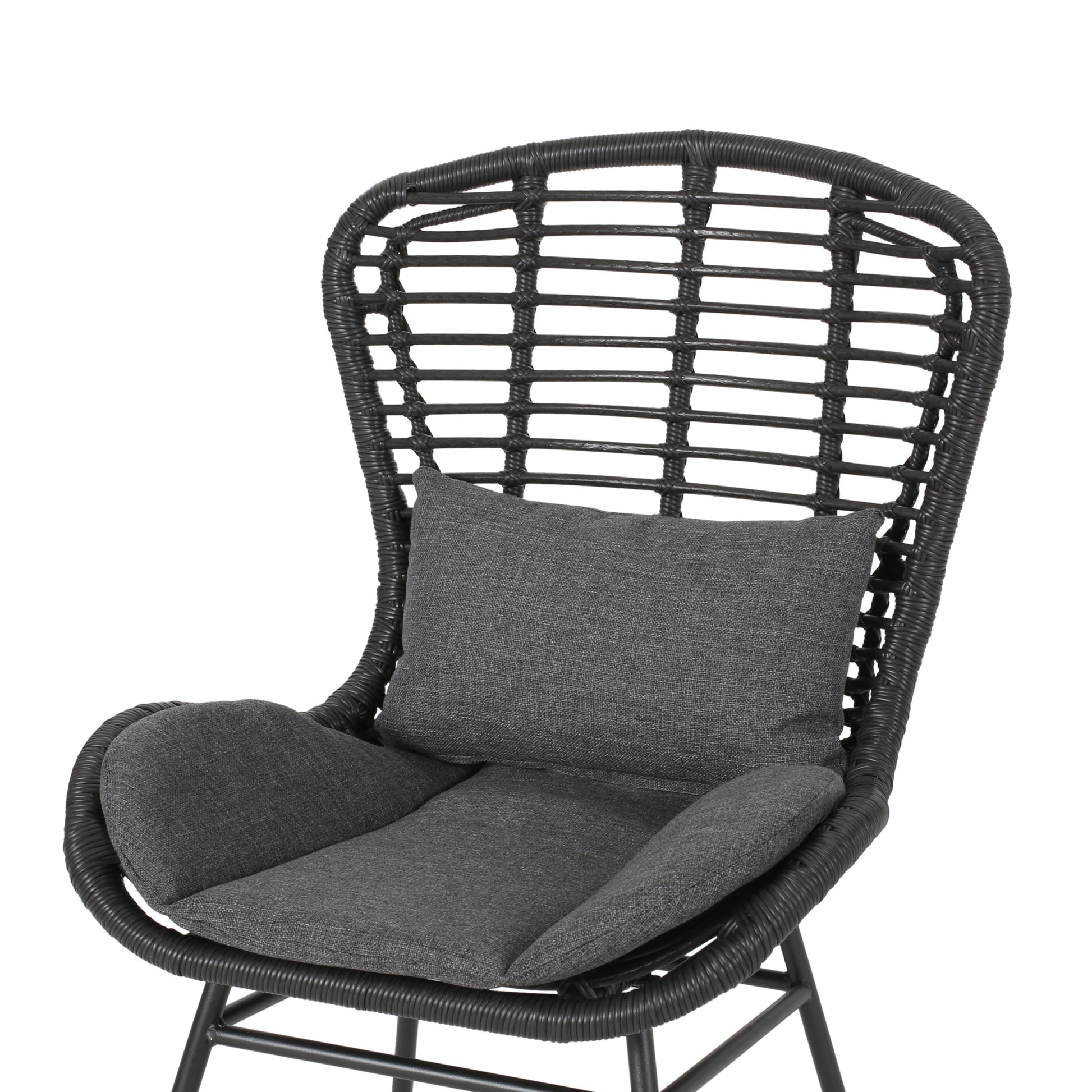 La Habra Chair Grey Iron Plastic