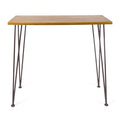 Denali Industrial Wood And Metal Bar Table -