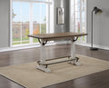 Pendleton Gathering Table White White Wood