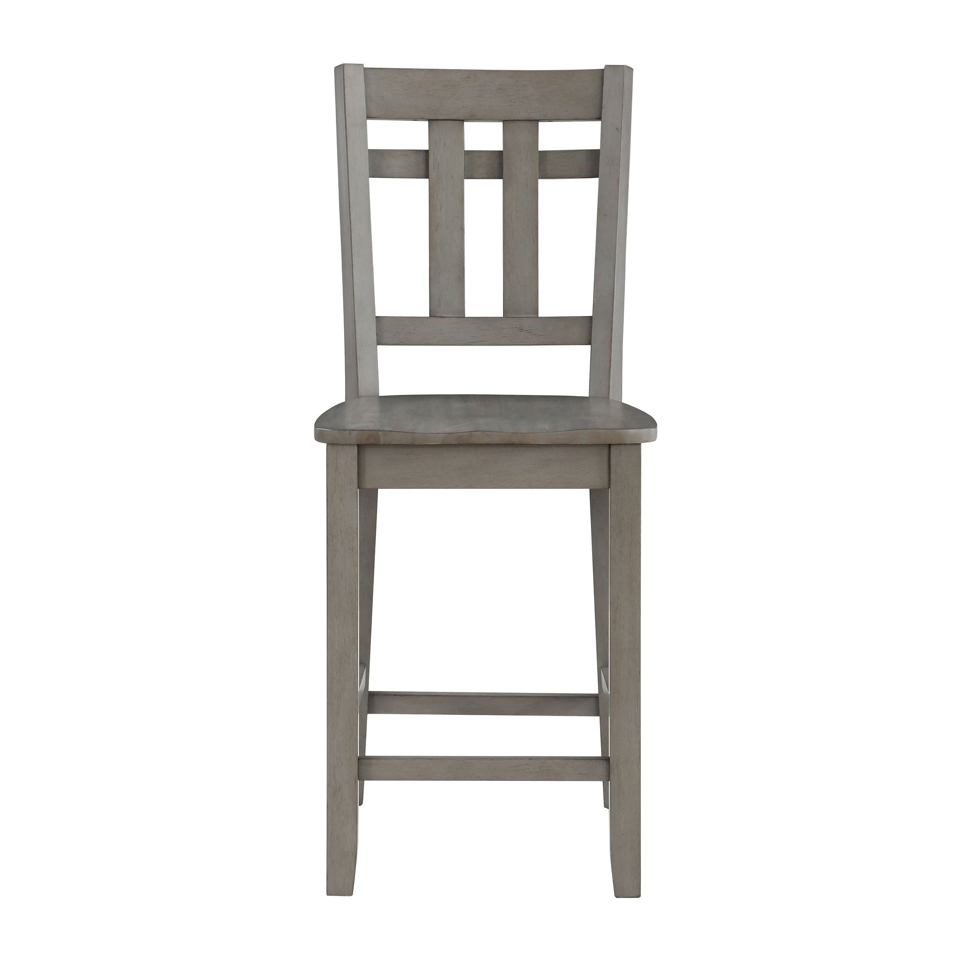 Toscana Counter Chair Set Of 2 Dark Gray Dark Gray Wood