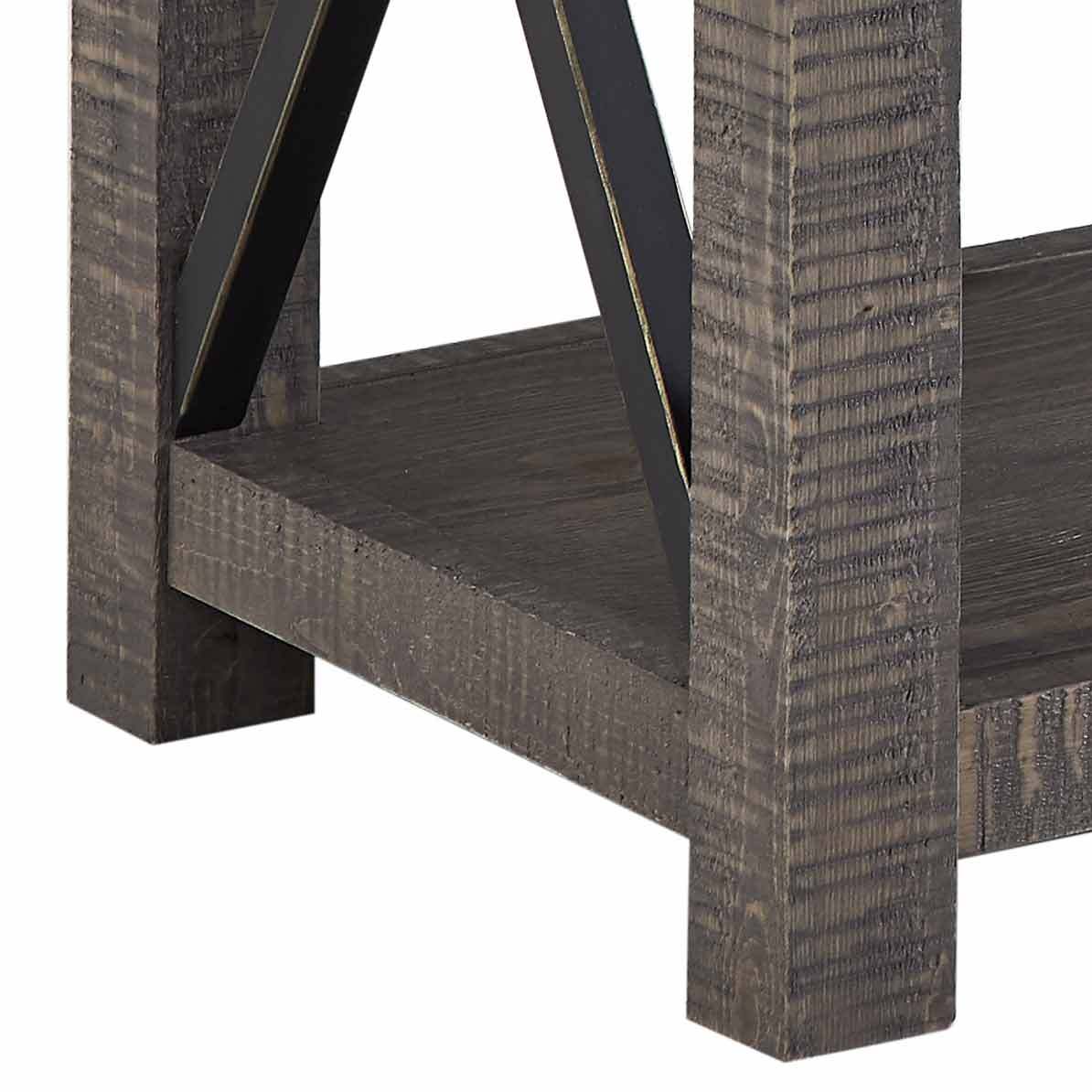 Dexter Sofa Table Brown - Brown Wood