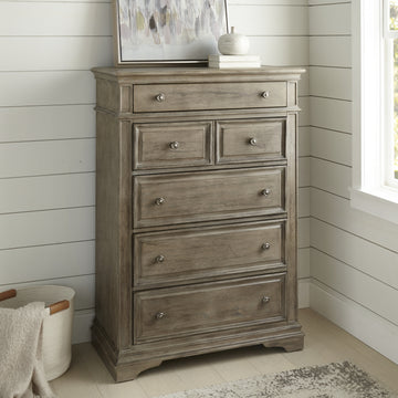 Highland Park Chest Waxed Driftwood Light Brown Wood