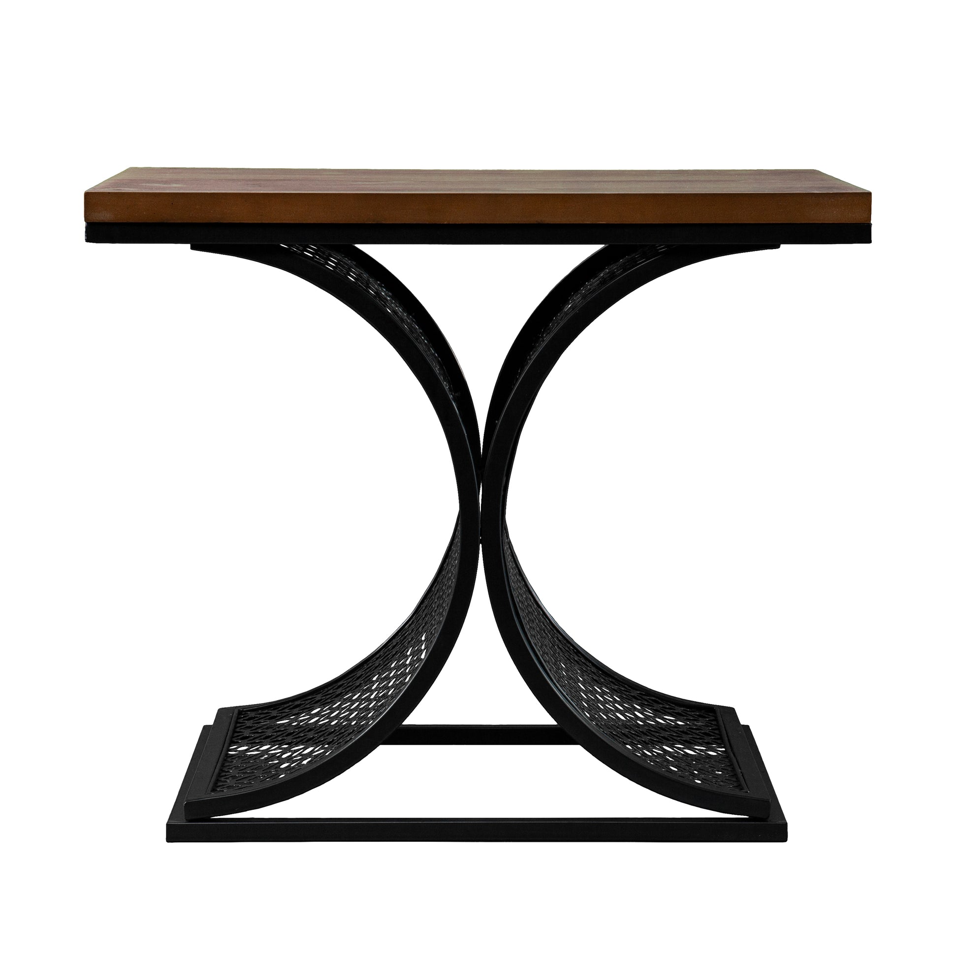 Chapnily Two Tone Accent Table Black Mdf