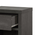 1 Drawer Nightstand Grey Mdf