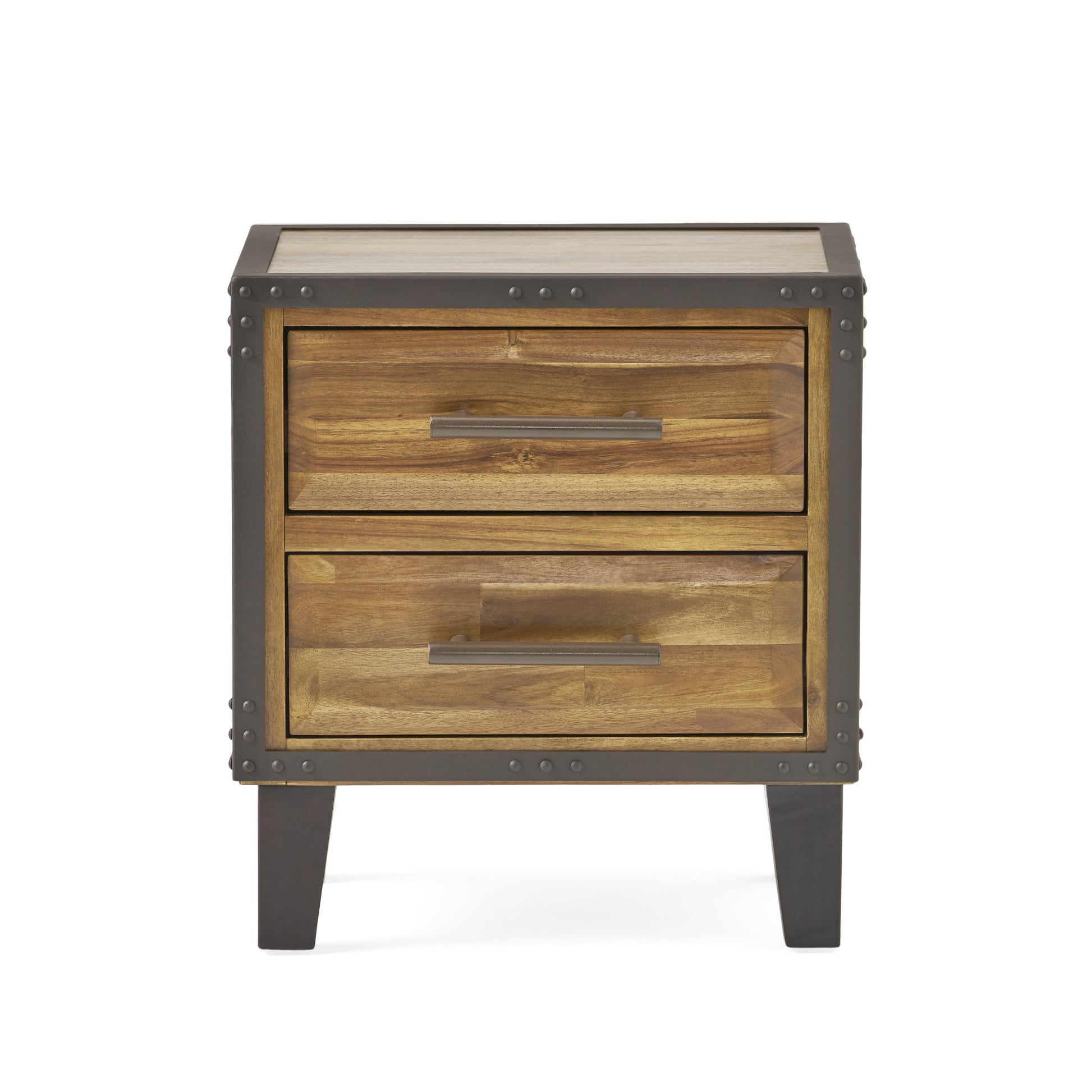 Brighton Collection Night Std 2 Drw Natural Acacia Wood