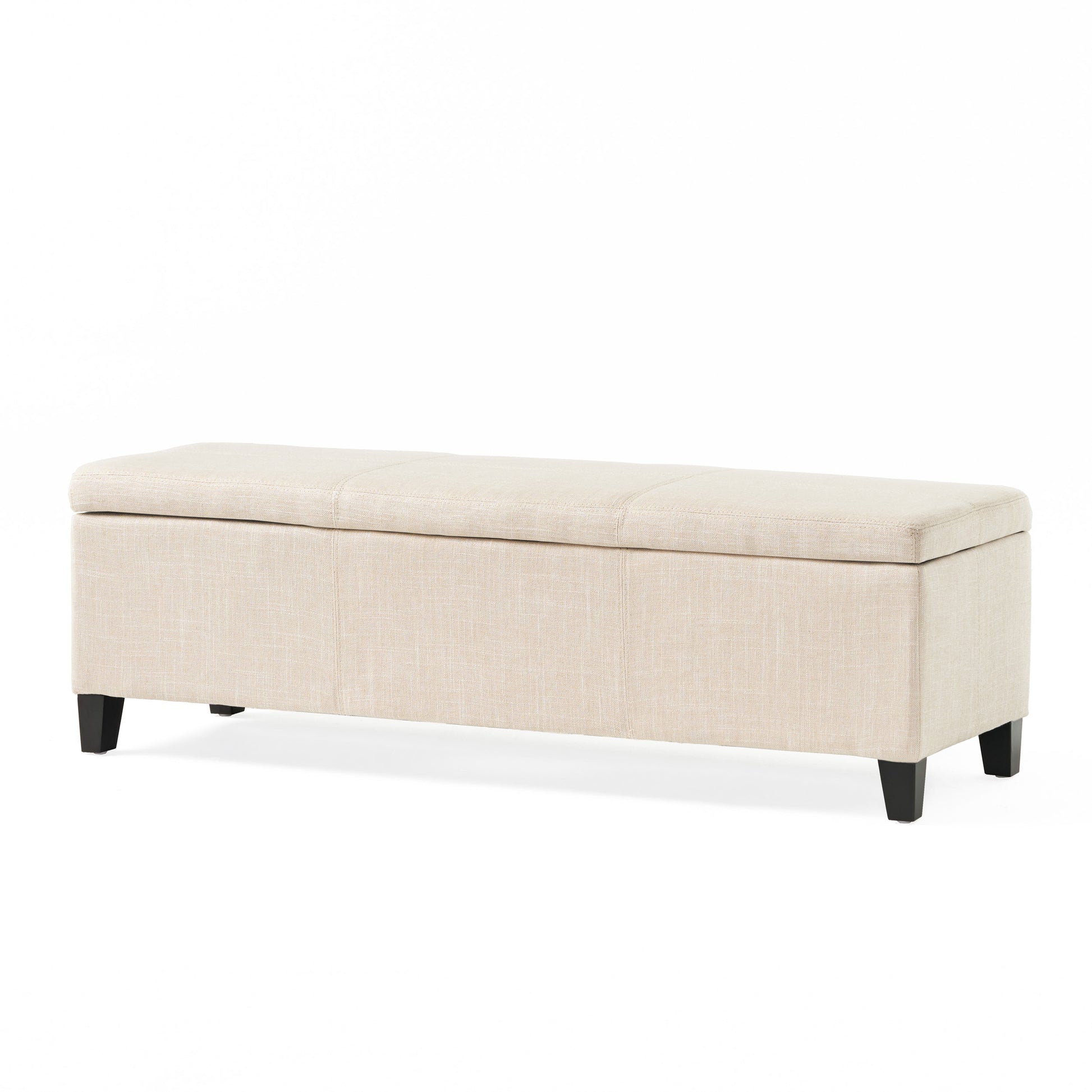 Glouster Storage Ottoman V2 Light Beige Fabric