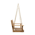 Tambora Porch Swing Teak Wood Metal