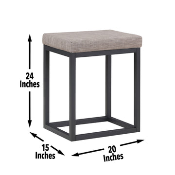 Yukon 3 Piece Counter Bar Set Dark Brown Dark Brown Wood