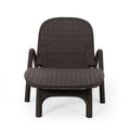 Mikael Chaise Lounge Dark Brown Polypropylene