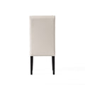 Hanford Dining Chair Ivory Pu Leather