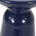 Metal S 2 End Table Navy Blue Iron