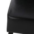 Dining Chair Mp2 Set Of 2 Black Pu