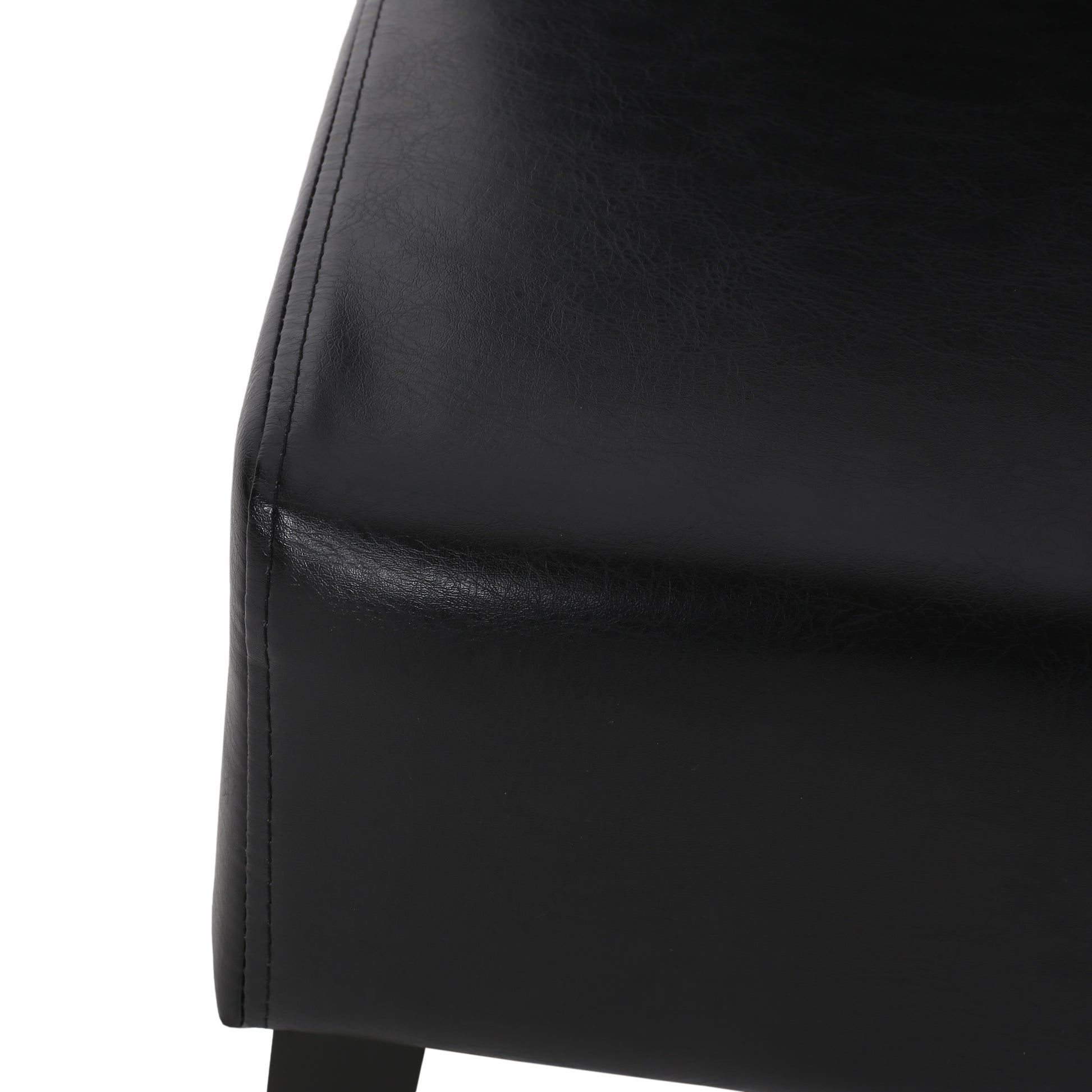 Dining Chair Mp2 Set Of 2 Black Pu