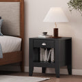 Side Table Black Mdf