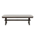 Riverdale Bench Black Black Wood