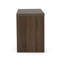 Bologna Bedroom 2 Drawer Nightstand Walnut Mdf