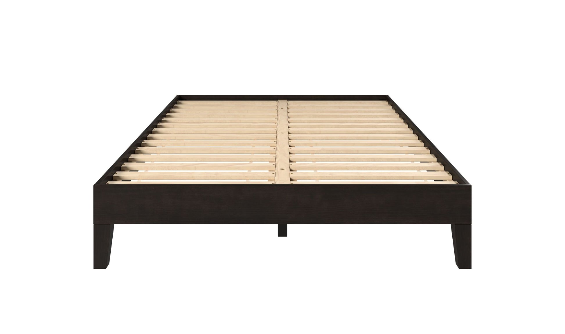 Nix Full Platform Bed Black Full Black Wood