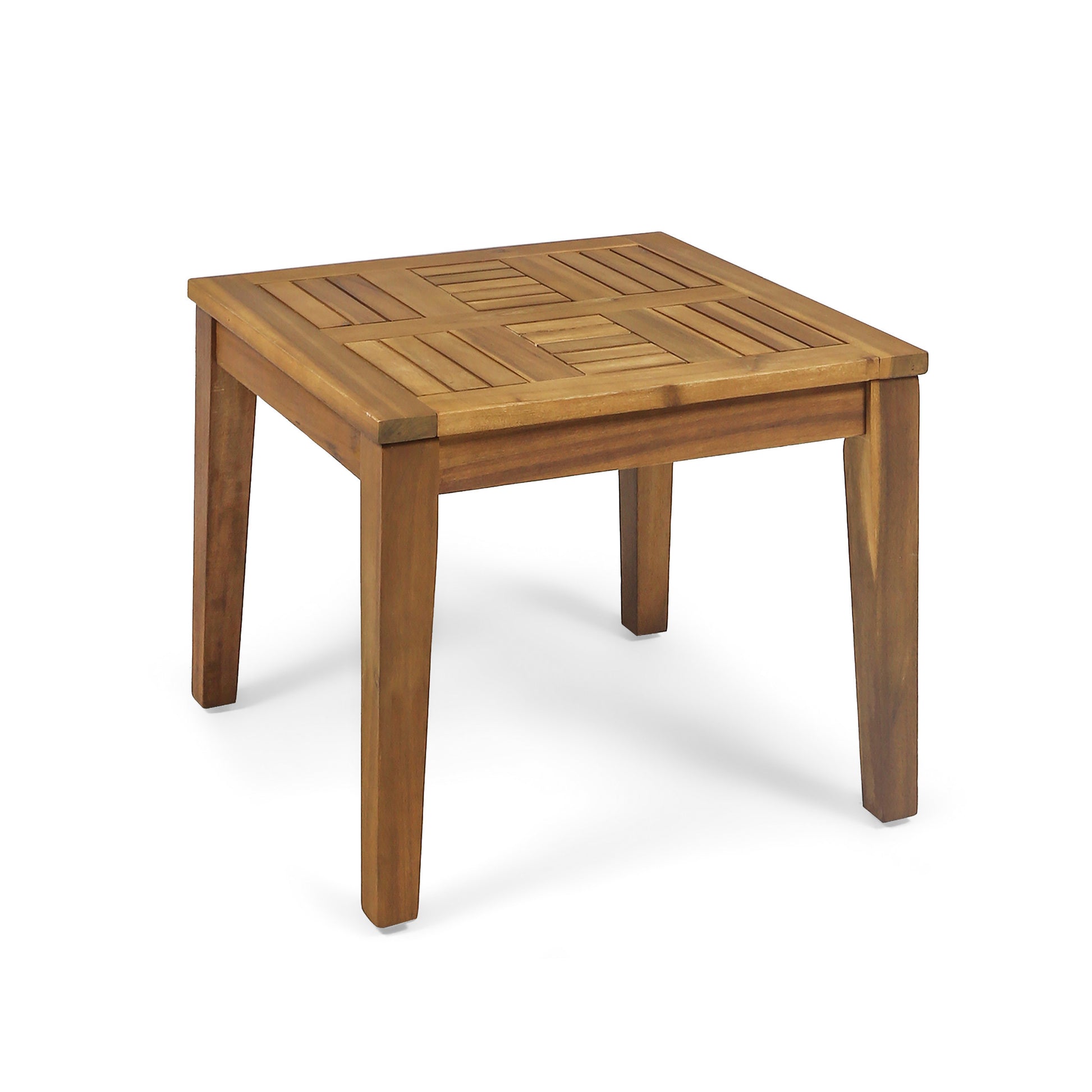 Hampton Wood Side Table Natural Wood