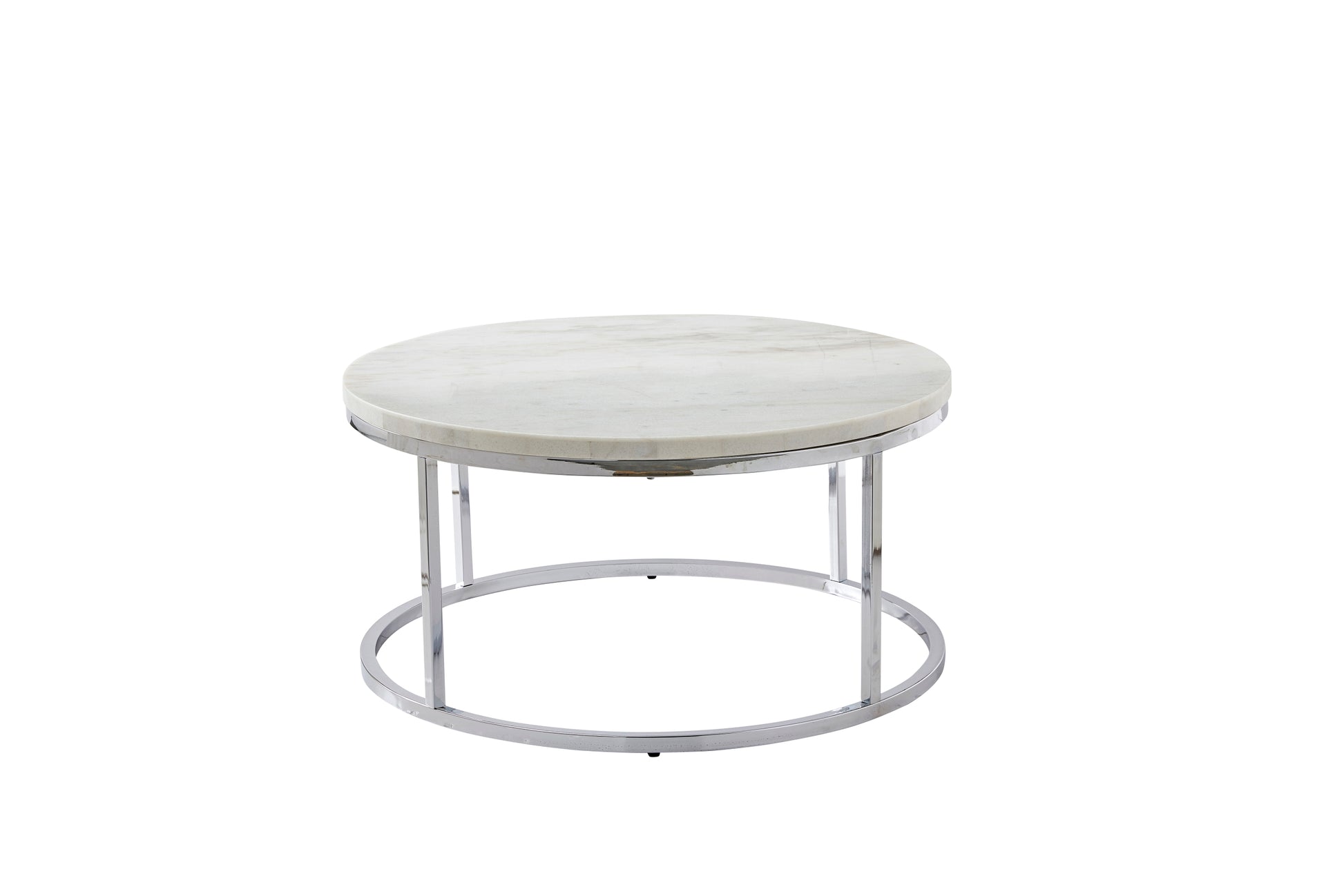 Echo 3 Piece Table Set White Marble