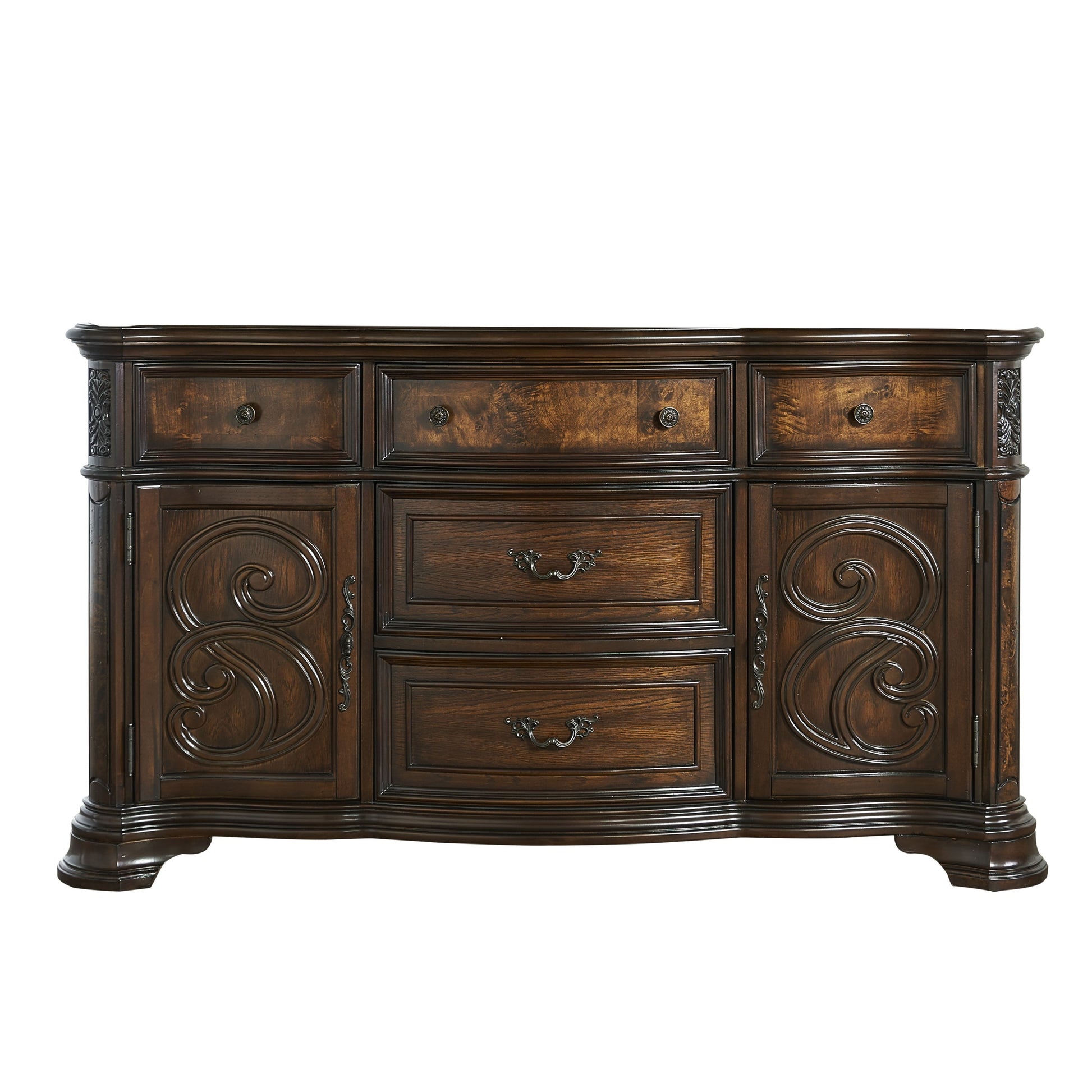 Royale Buffet Dark Brown - Dark Brown Wood