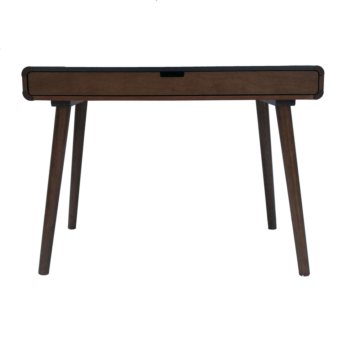 Tina Writing Desk Grey Brown Wood