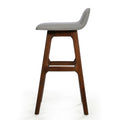 Bar Chair Light Gray Fabric