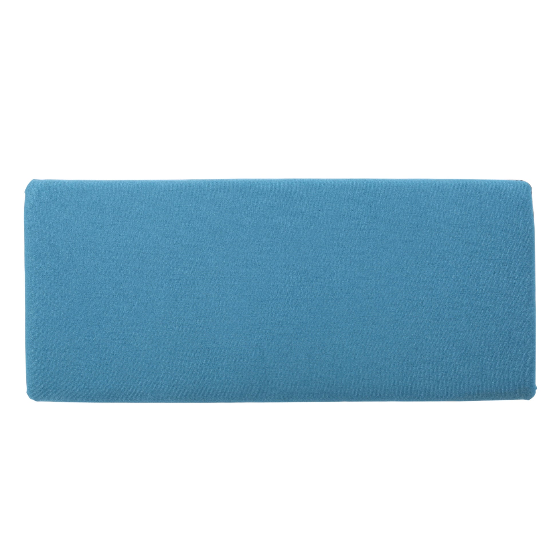 Storage Ottoman Teal Fabric