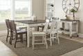 Cayla Counter Chair Set Of 2 White White Wood