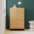 5 Drawer Chest Natural Mdf