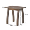 Selma End Table Grey Acacia Wood