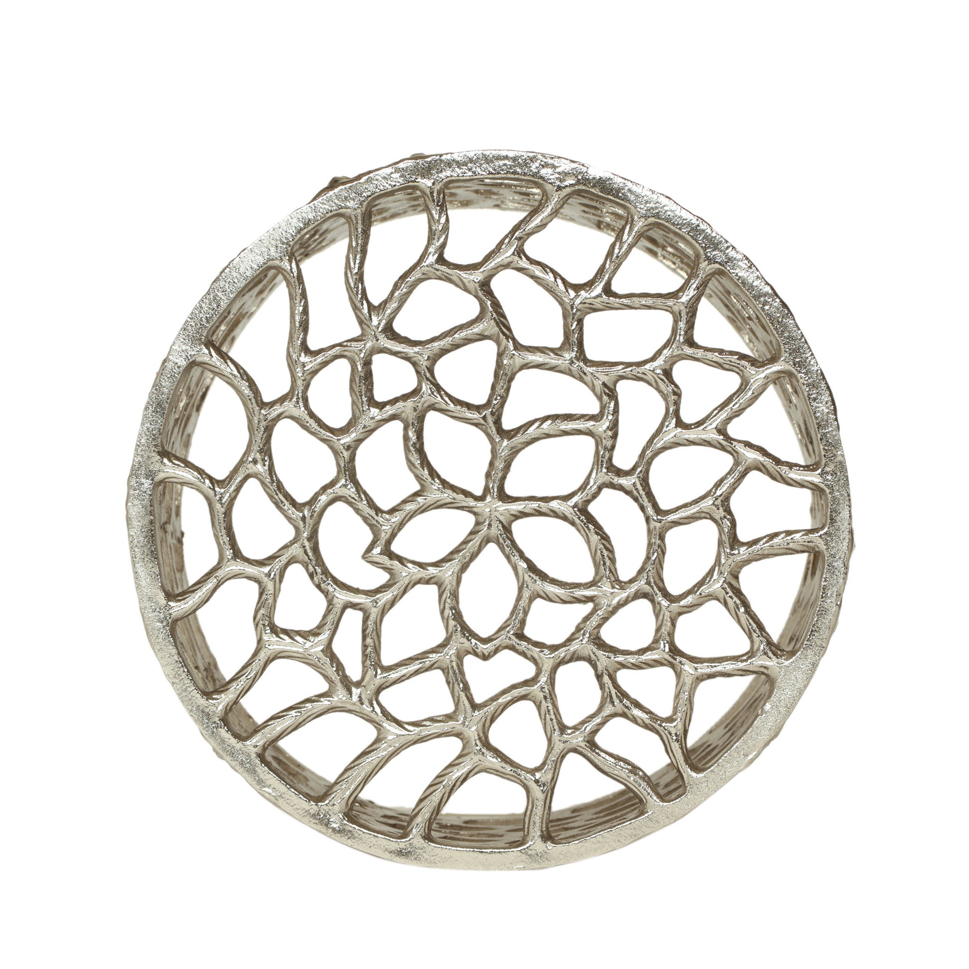 Mesh Stool Nickel Aluminium