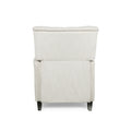 Recliner Chair Beige Fabric