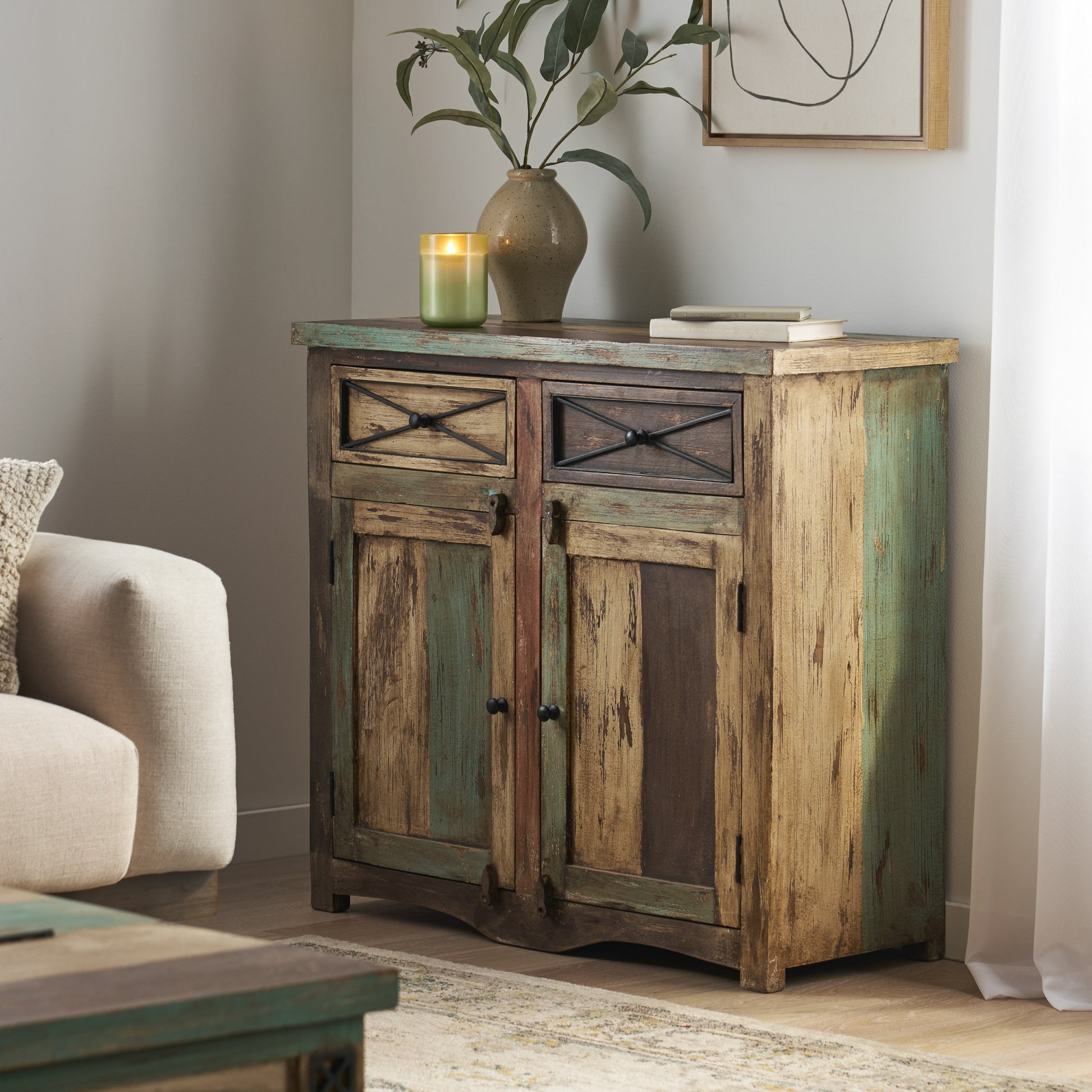 Sideboard - Multicolor Wood