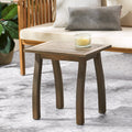 Selma End Table Grey Acacia Wood