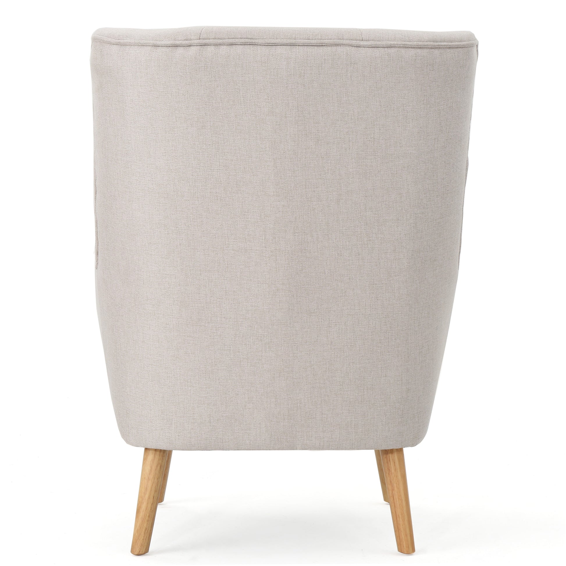 Club Chair Wheat Wood Fabric