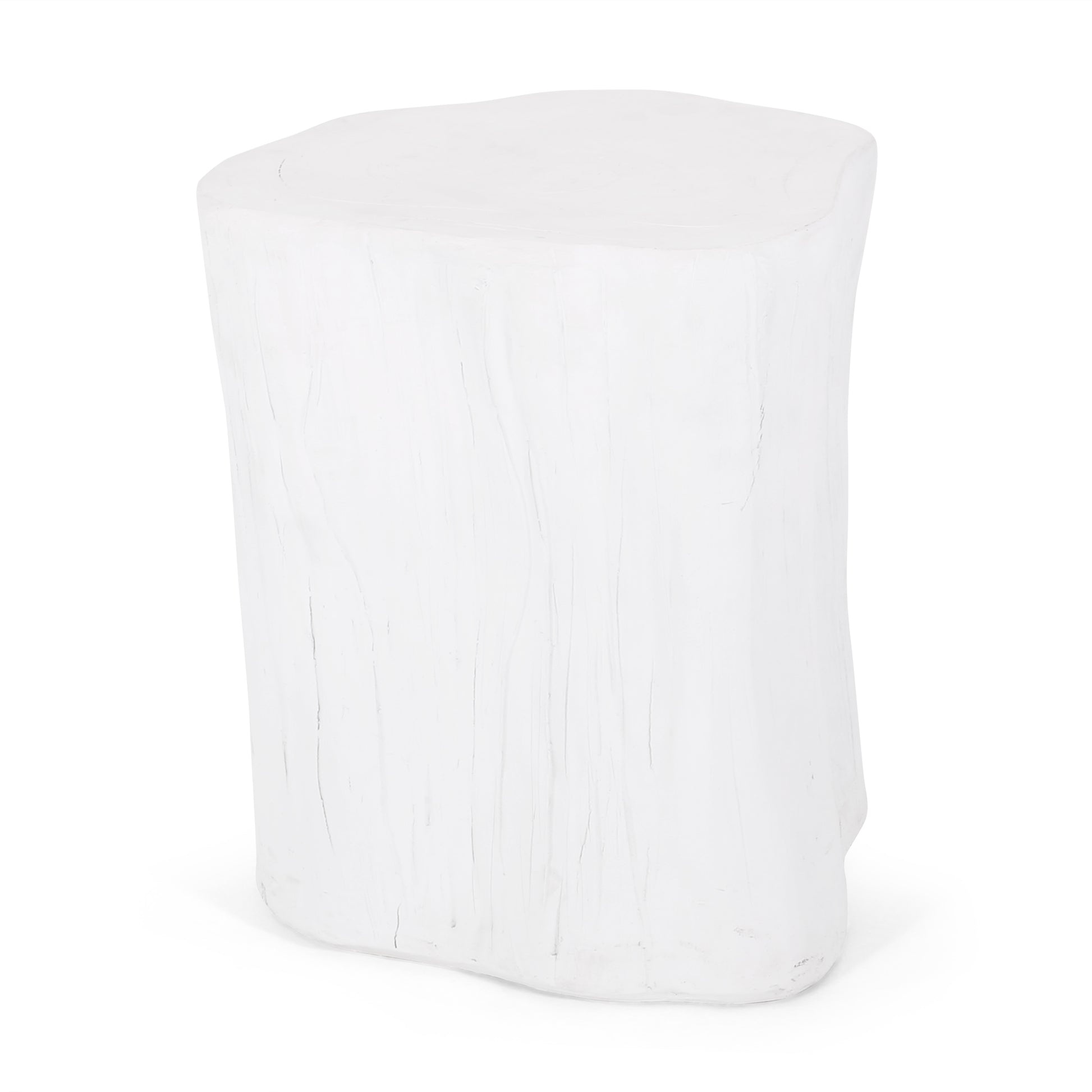 End Table Antique White Magnesium Oxide