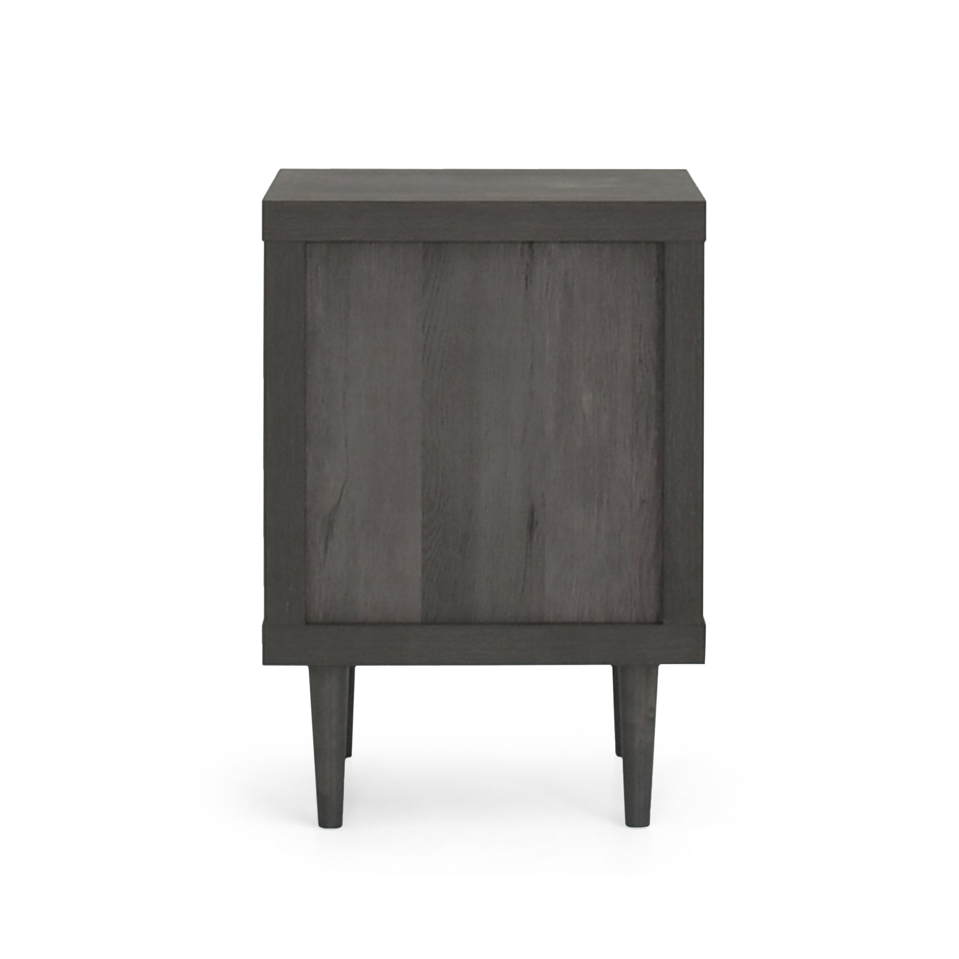 1 Drawer Nightstand Grey Mdf