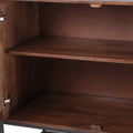 Punjab Buffet 2 Door - Rustic Brown Wood