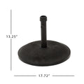 Um Holder Round 33 Lbs Black Concrete