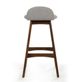 Bar Chair Light Gray Fabric