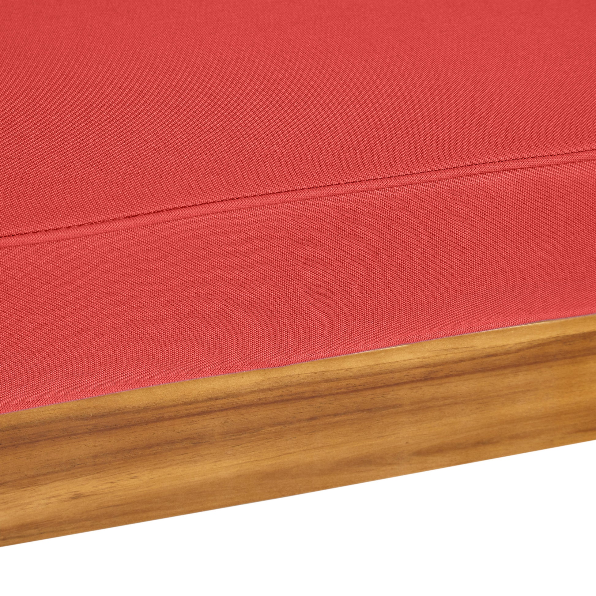 Oana Club Chair Red Wood Fabric