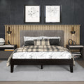 Nix Full Platform Bed Black Full Black Wood