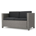 Puerta Seat Gray Pe Rattan Iron