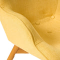 Contour Chair Yellow Fabric
