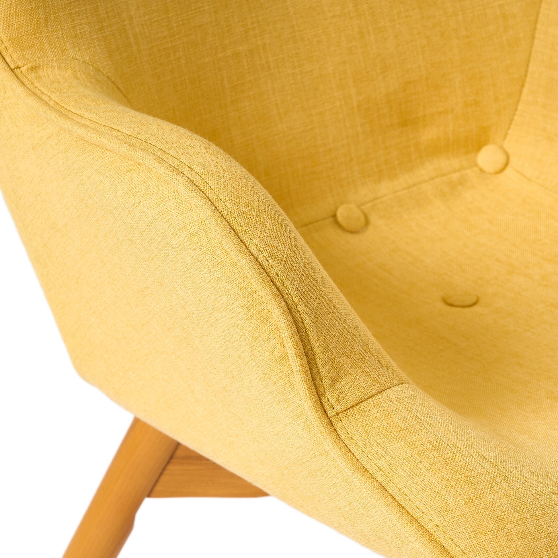 Contour Chair Yellow Fabric